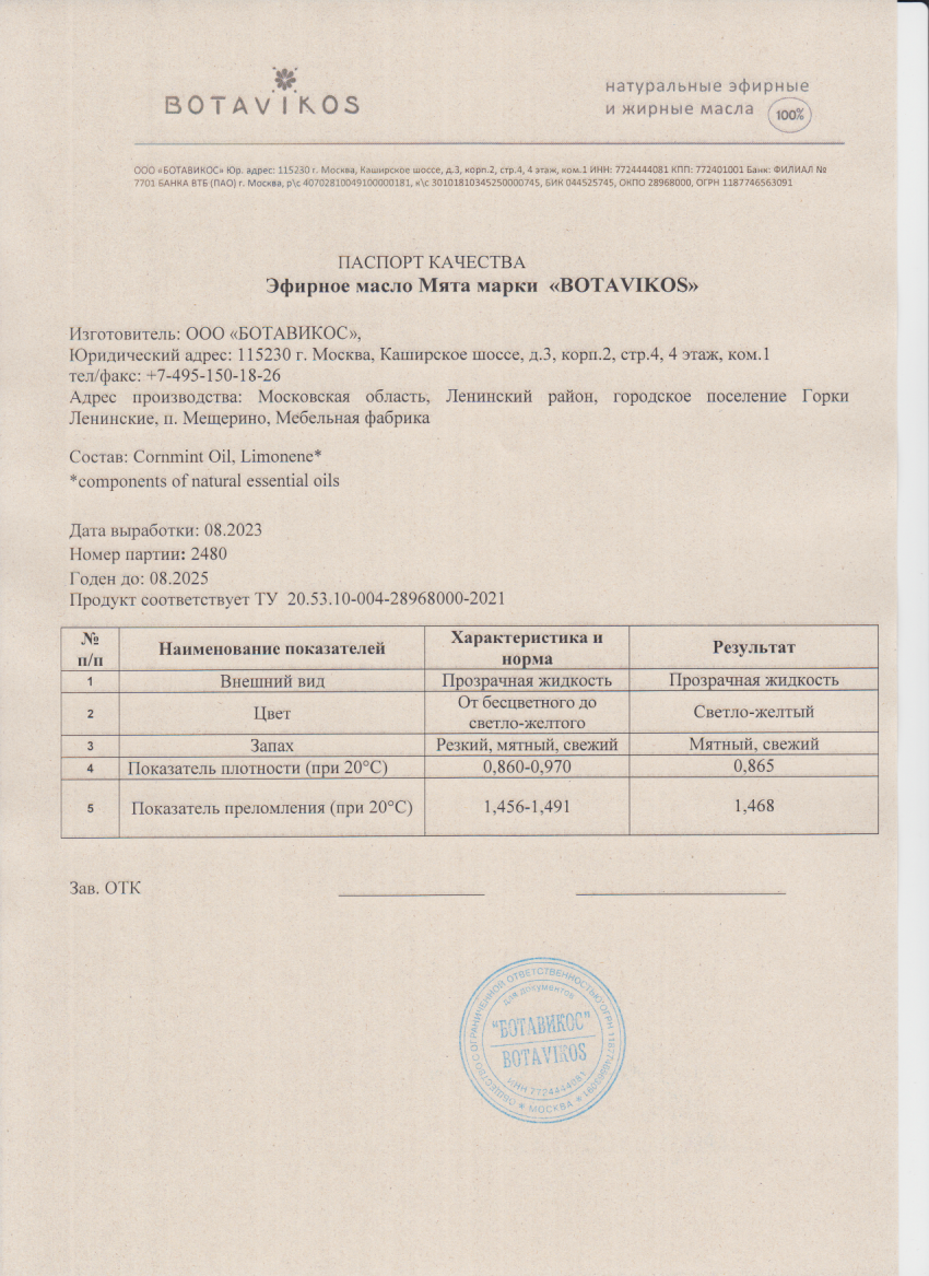 Паспорт №082023